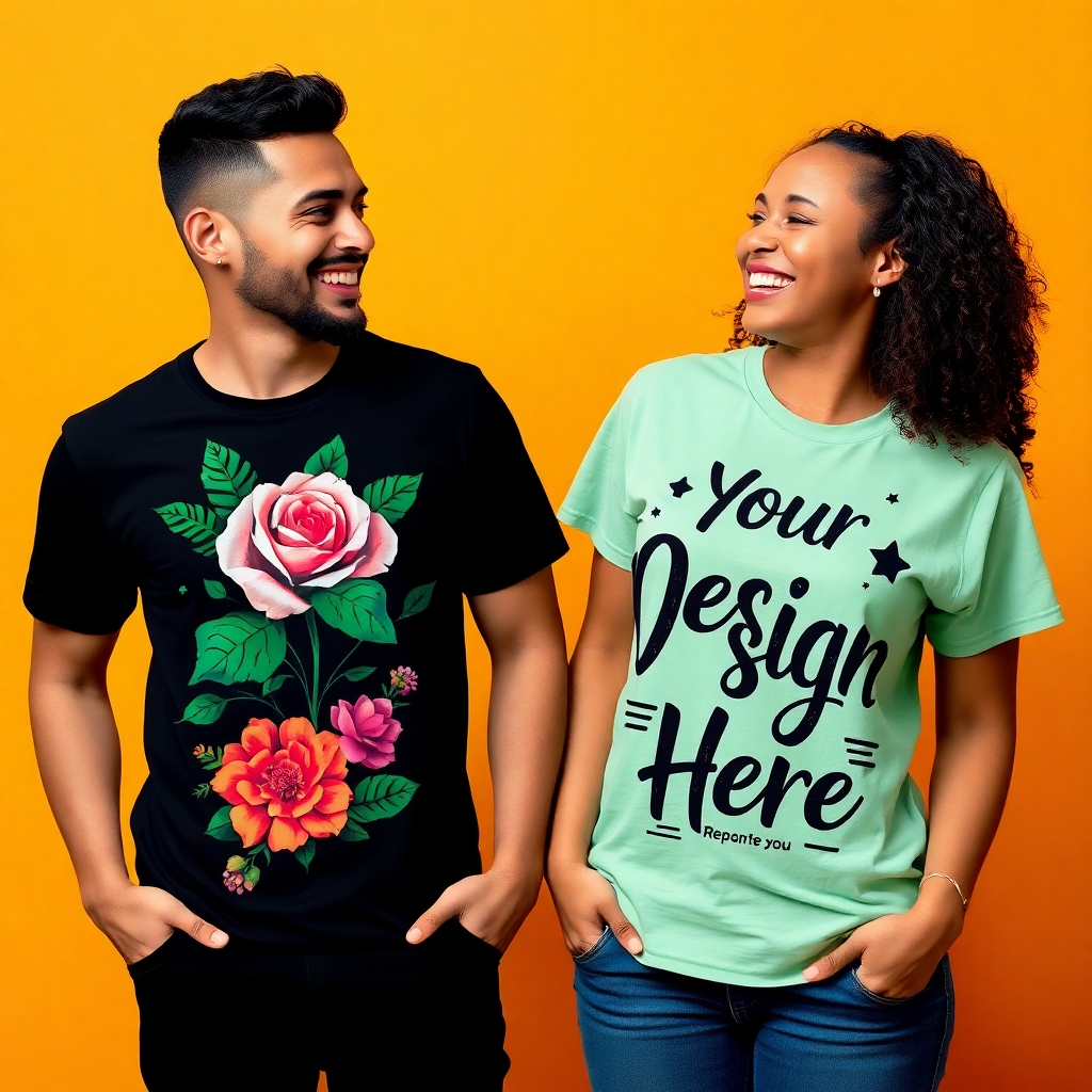 Custom apparel with DTF print in Miami