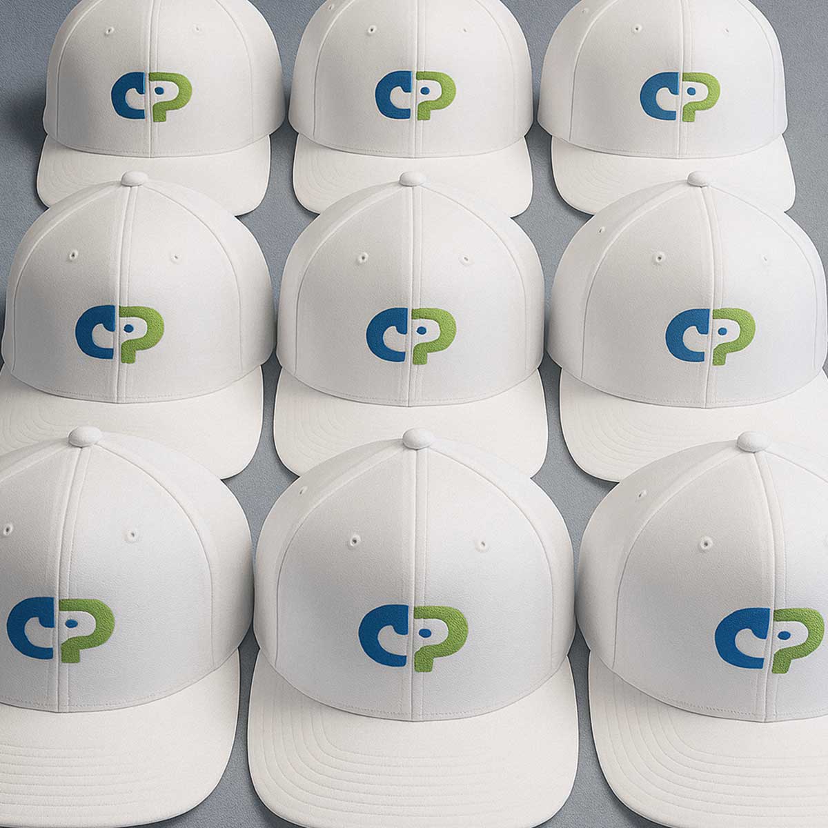 Corporate embroidery design on uniform