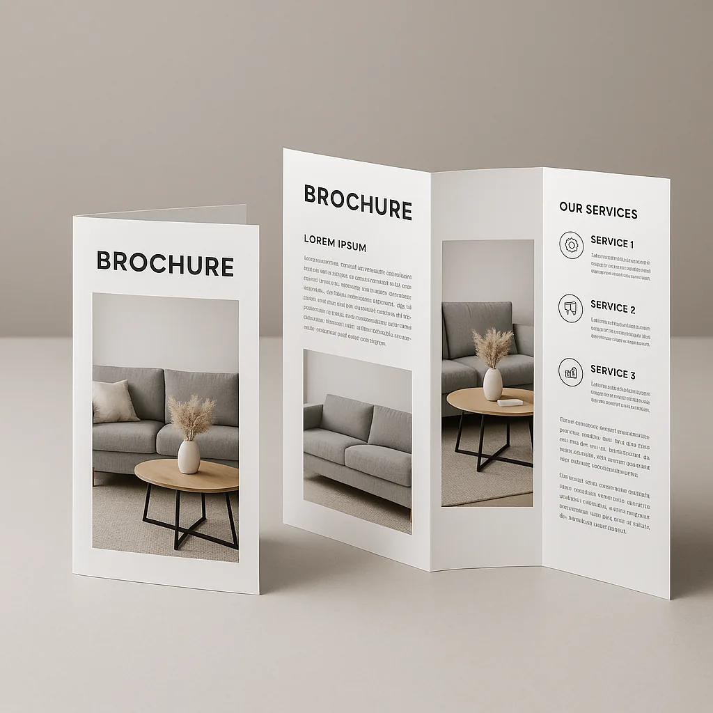 Tri-fold brochures printed in Doral
