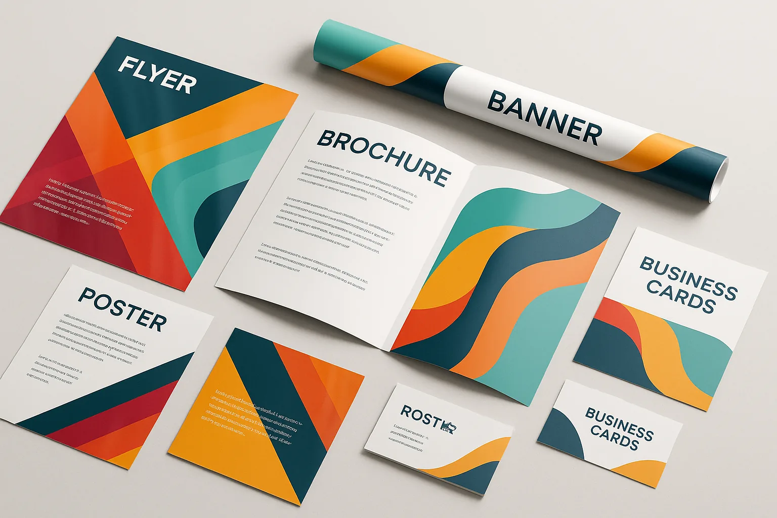 Flyers, business cards and banners printed in Doral